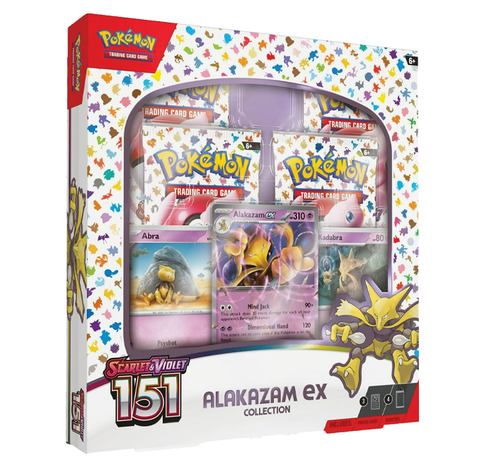 Pokemon Scarlet & Violet 151 Alakazam Collection Box