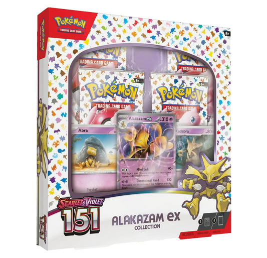 Pokemon Scarlet & Violet 151 Alakazam Collection Box