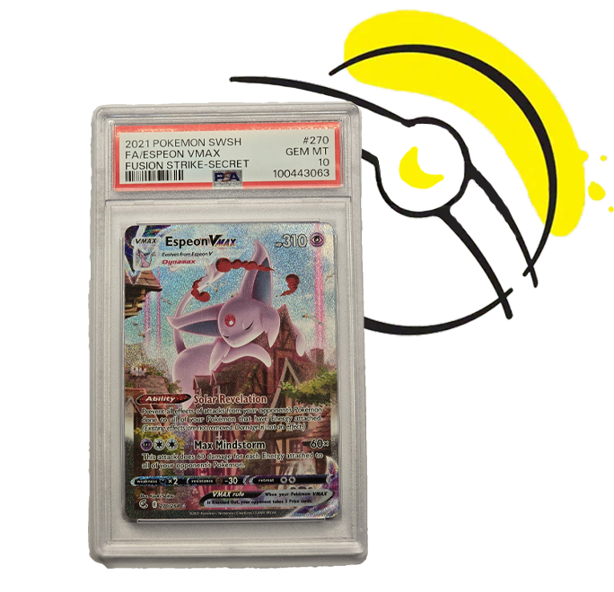 Pokémon - Fusion Strike - Espeon Vmax 270/264 - Alt Art Secret - GEM MINT PSA 10