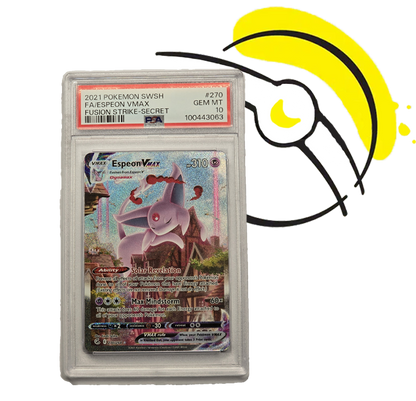 Pokémon - Fusion Strike - Espeon Vmax 270/264 - Alt Art Secret - GEM MINT PSA 10