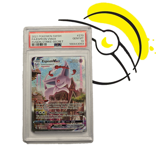 Pokémon - Fusion Strike - Espeon Vmax 270/264 - Alt Art Secret - GEM MINT PSA 10