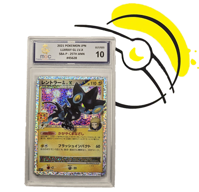 Pokémon Luxray GL LV. X 017/025 Japanese 25th Anniversary Collection MGC Mint 10