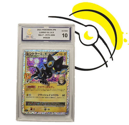 Pokémon Luxray GL LV. X 017/025 Japanese 25th Anniversary Collection MGC Mint 10