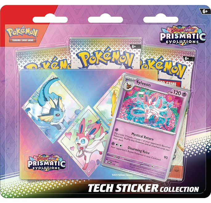 Pokémon Scarlet & Violet Prismatic Evolution Tech Sticker